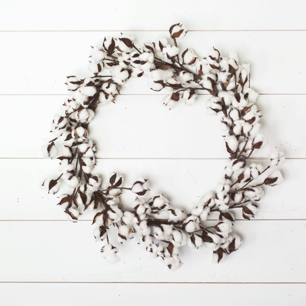 Cotton Wreath Magnolia Chip And Joanna Gaines