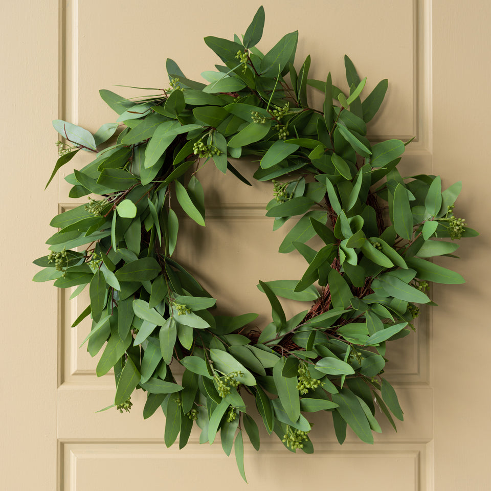 Seeded Eucalyptus Wreath Magnolia