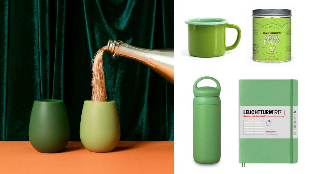 Series of Goodly gifts in shades of green
