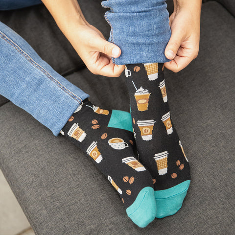 Coffee socks for women