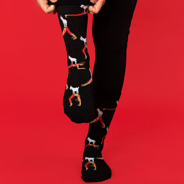 Goat yoga socks