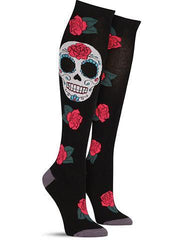 Cool Dia de los Muertos knee high socks for women