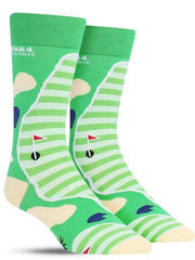 Fun golf socks for men
