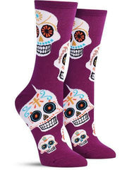 Cool Dia de los Muertos socks for women