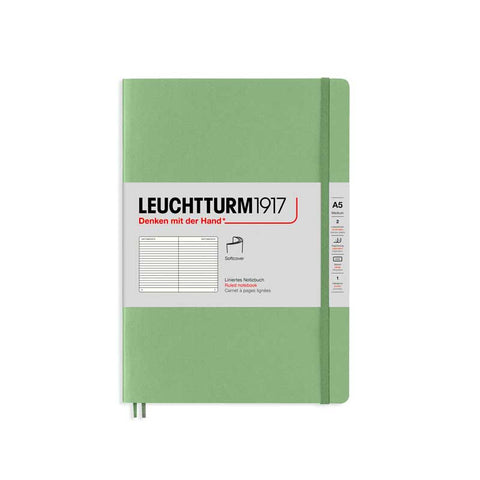 Leuchtturm soft cover notebook in green