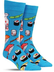Fun sushi novelty socks