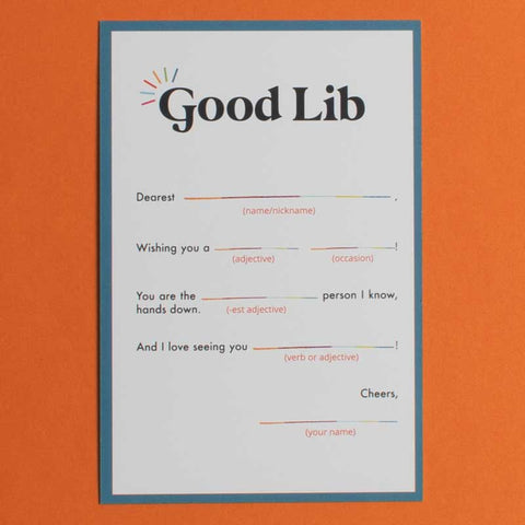 Goodly "Good Lib" gift note