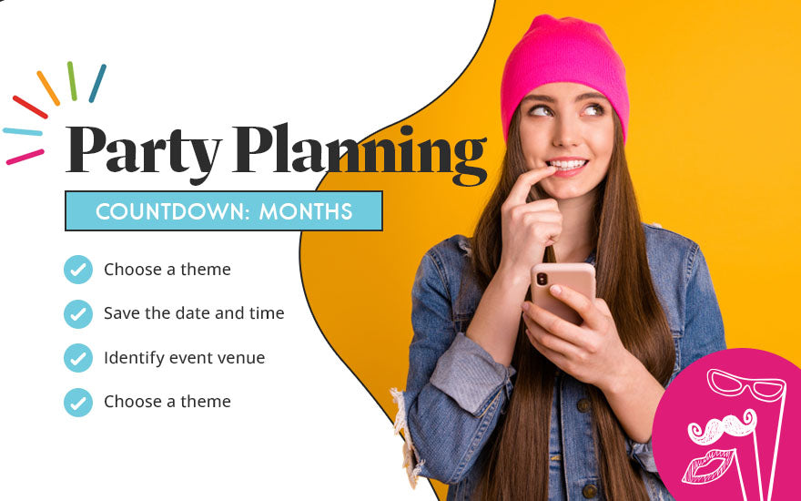 party planning checklist months