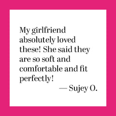 A happy review from customer Sujey O.