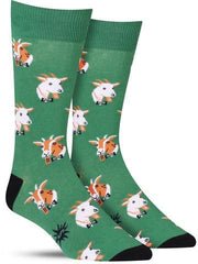 Cool goat socks for men
