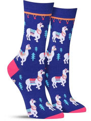Cool llama socks for women