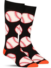 Fun baseball socks for men