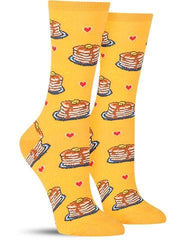 Cute pancake socks for women