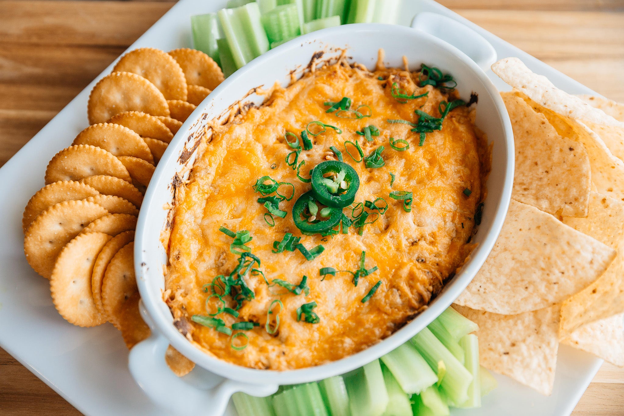 Baked Buffalo Ranch Chicken Dip - Red Stick Spice Company