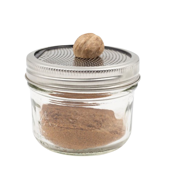 Vintage Grater : Mini Small Tin Metal Cinnamon Nutmeg Grinder Red