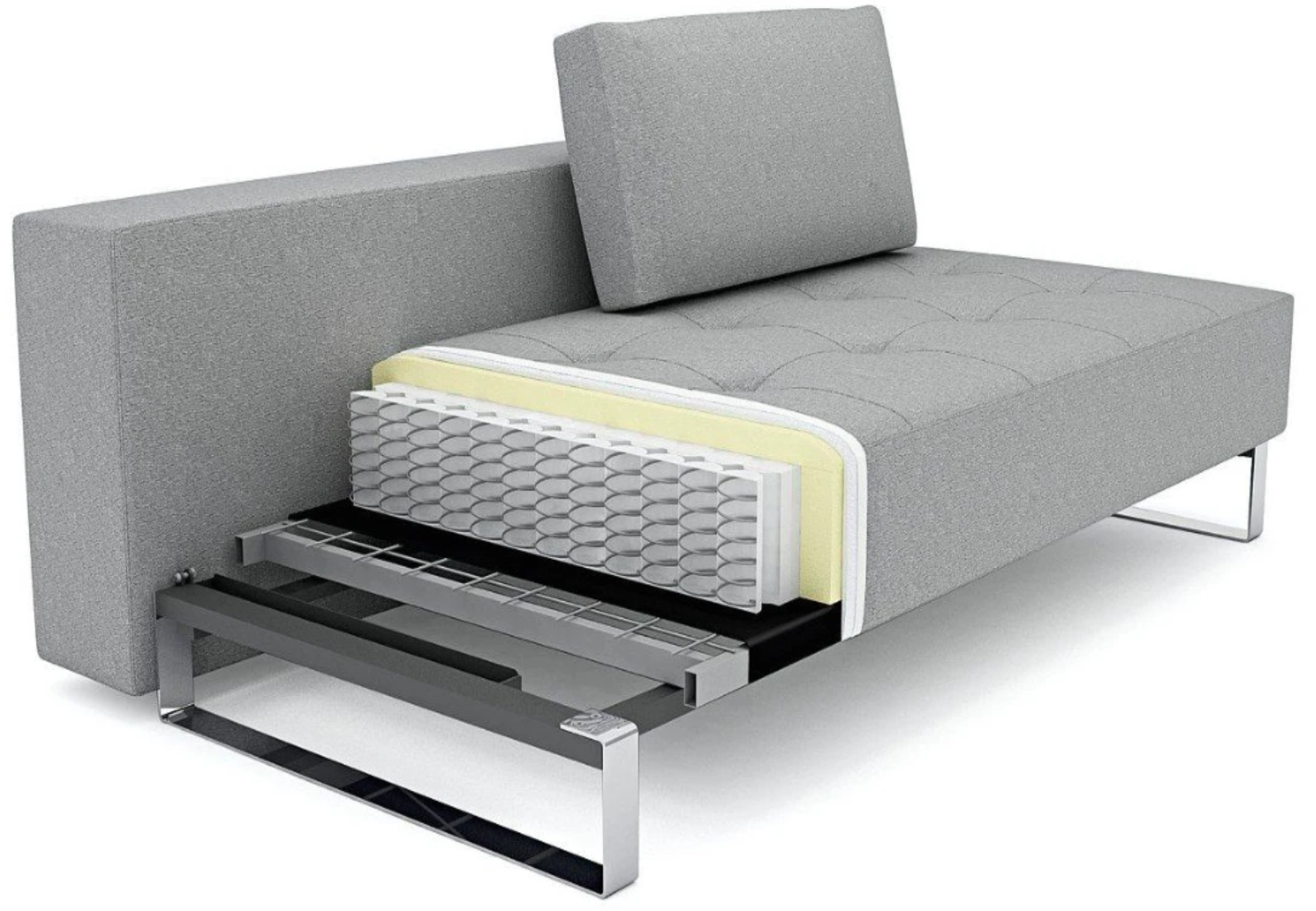 Лучшие механизмы диванов для ежедневного сна. Аккордеон на металлокаркасе с независимый пружинный блок. Пружинный блок Боннель для дивана. Наполнение дивана пружинный блок. Диван кровать металлический каркас.