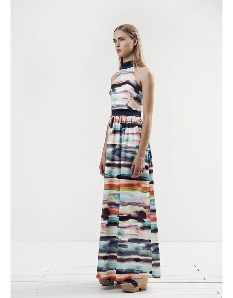 SS16 Desert Stripe Neutra Maxi | Troubadour