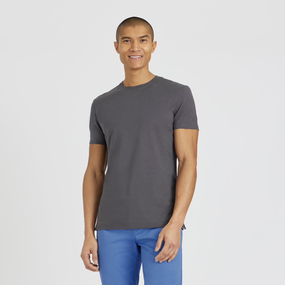 Graphite Short Sleeve Custom Fit T-Shirt - SPOKE - SPOKE