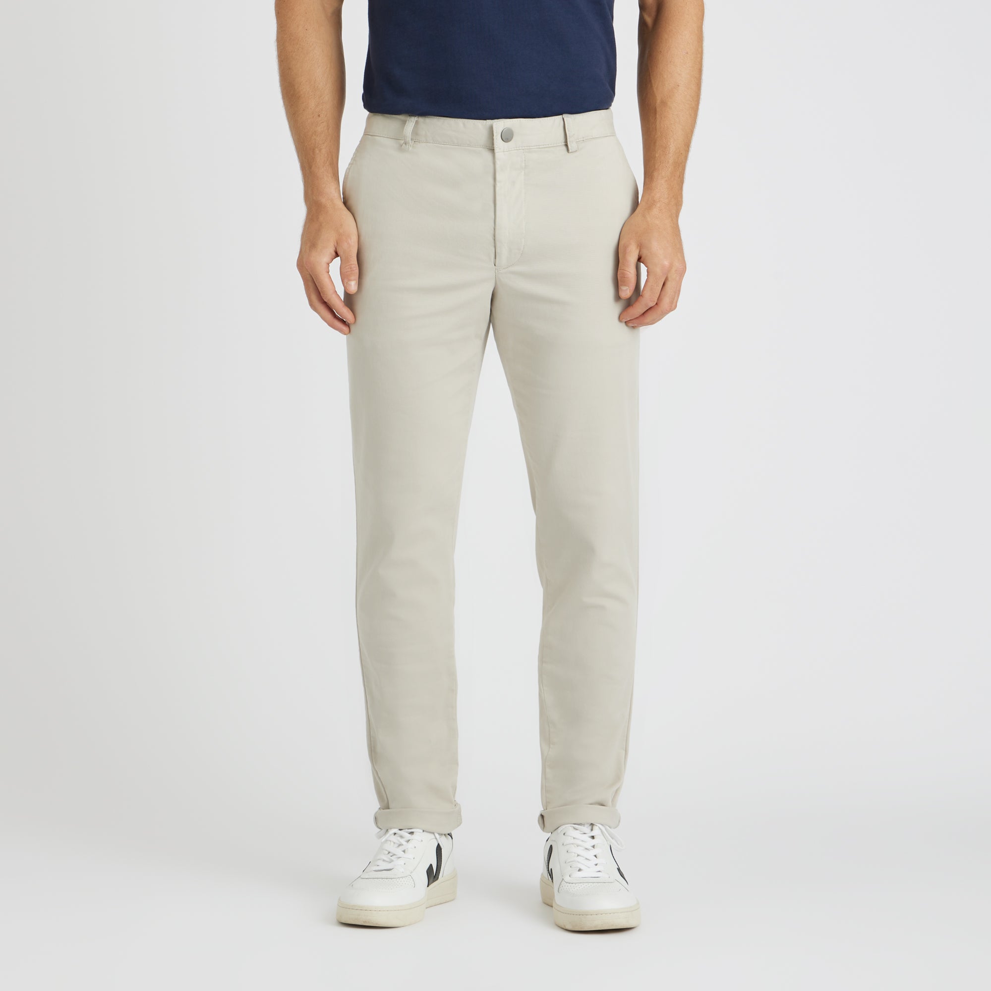 SPOKE Heroes - Stone Custom Fit Stretch Chinos - SPOKE