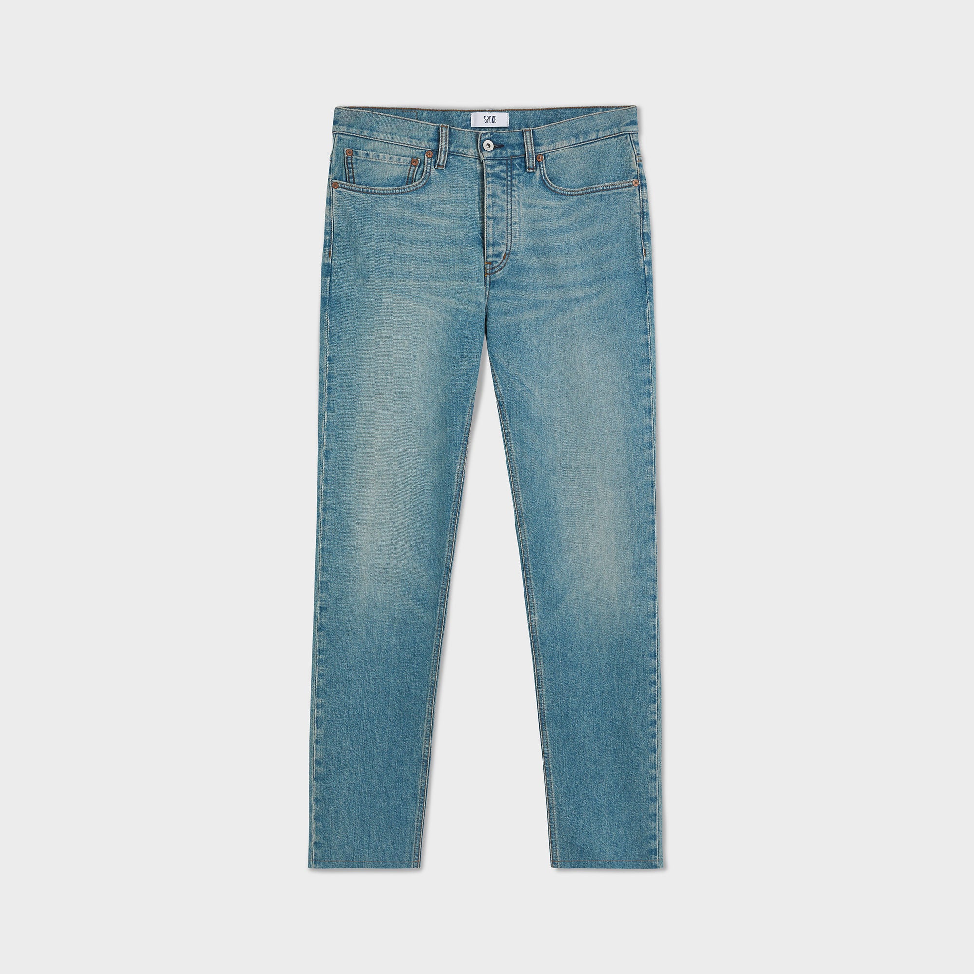 Stonewash Denim Jeans - Classic Men's Bespoke Denim - SPOKE - SPOKE