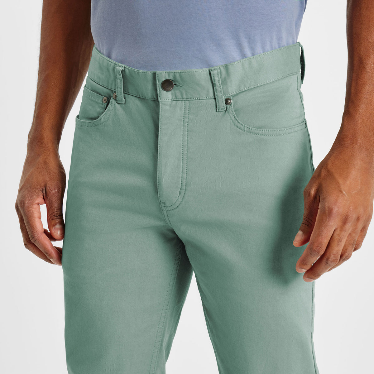 Aqua Grey Fives - Everyday Men's Custom Fit Chino Pants - SPOKE - SPOKE