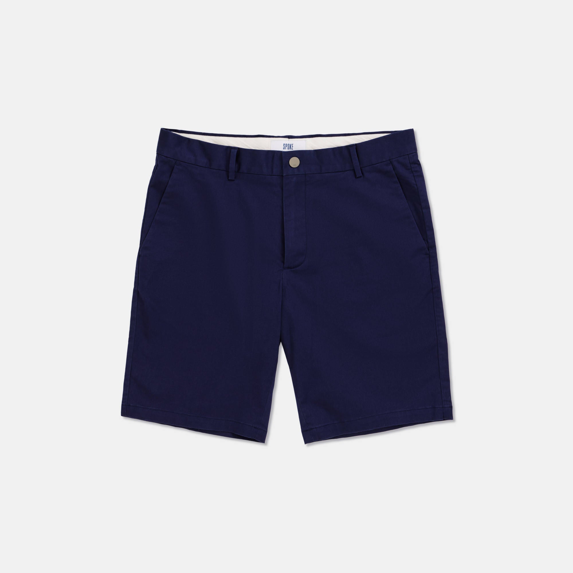 Navy Sharp Shorts - Men's Bespoke Cotton Shorts - SPOKE - SPOKE