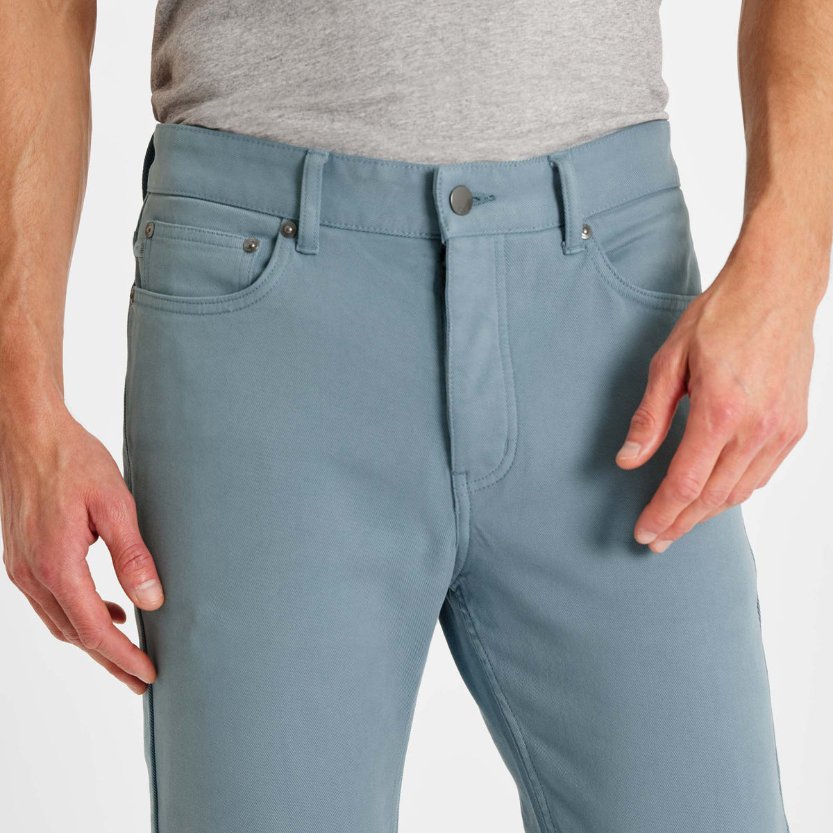 Monsoon Blue - Travel Fives - Everyday Men's Custom Fit Chino Pants ...