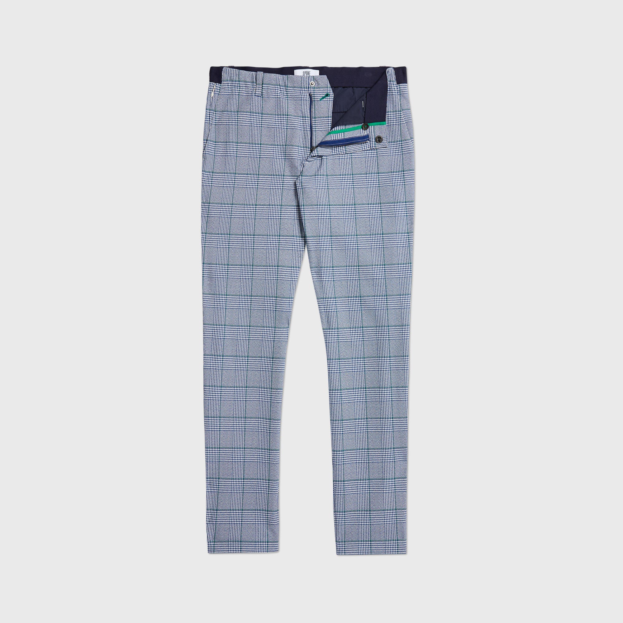 GOLFINO Classic ladies golf trousers in an attractive check pattern with  viscose shop online  Golfino