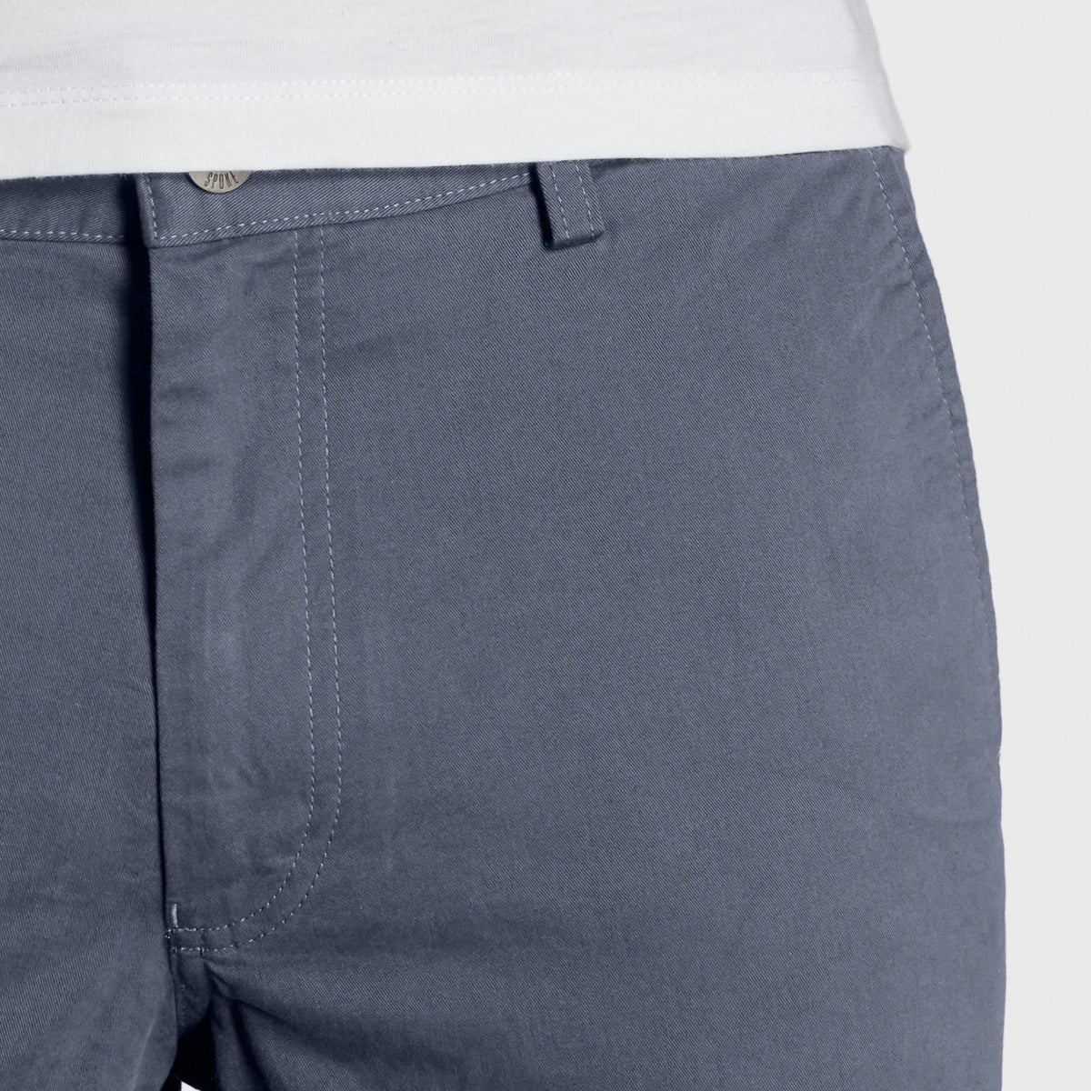 SPOKE Heroes - Smoked Navy Custom Fit Stretch Chinos - SPOKE