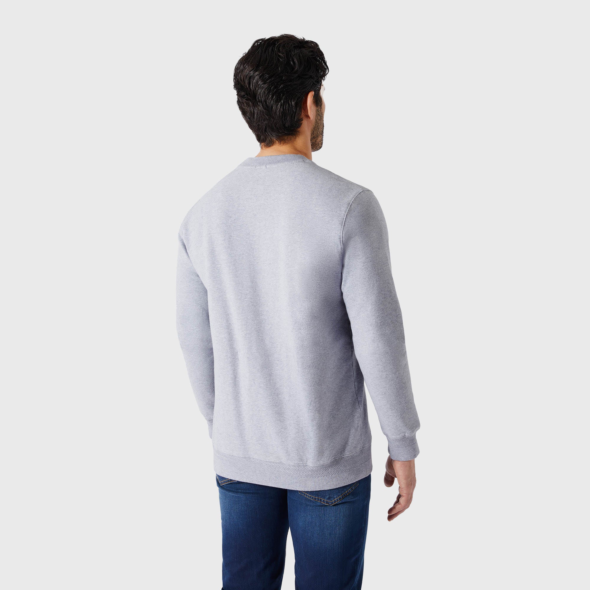 SPOKE Sweatshirts - Grey Marl Men's Custom Fit Sweatshirts - SPOKE