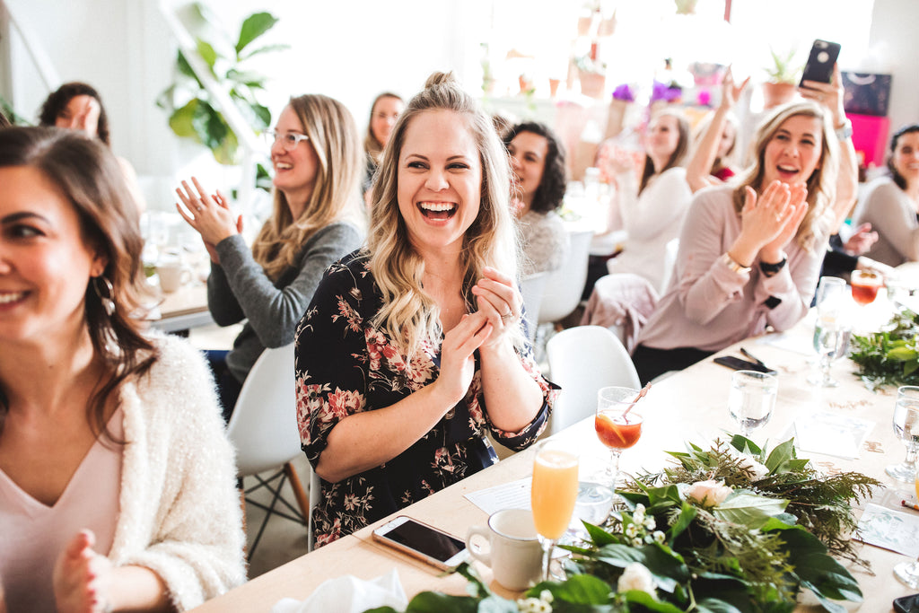 Guests at baby shower