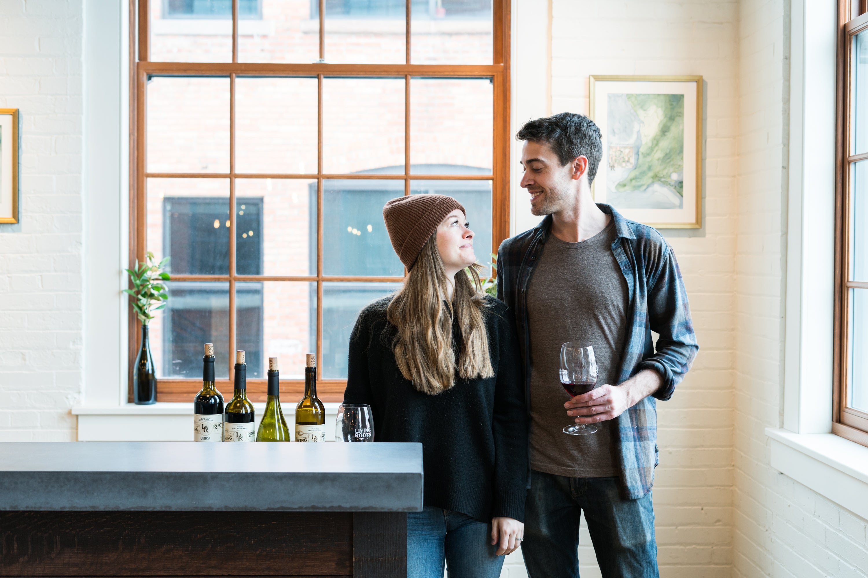 Colleen and Sebastian Hardy of Living Roots Winery