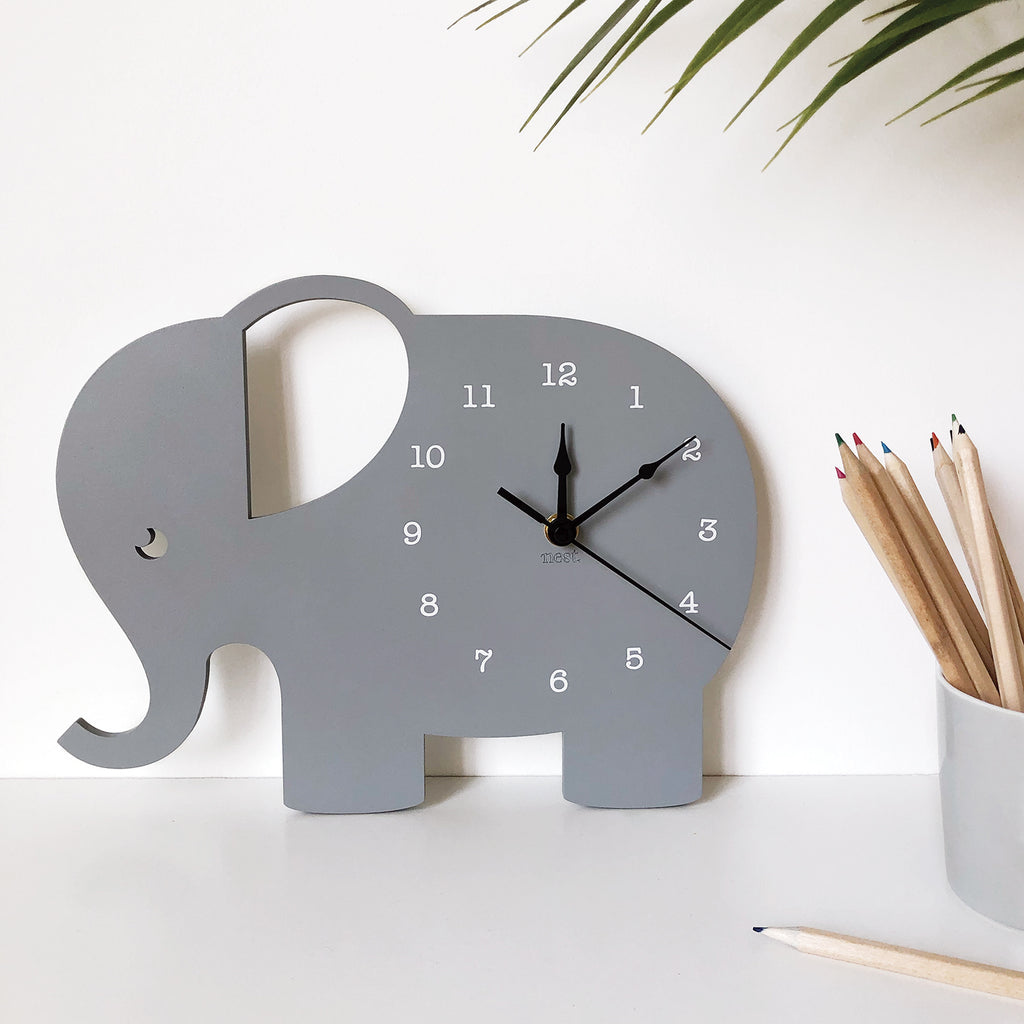 Elephant Wall Clock Nest Accessories