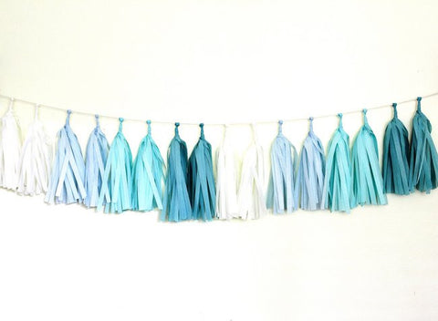 tissue paper tassels