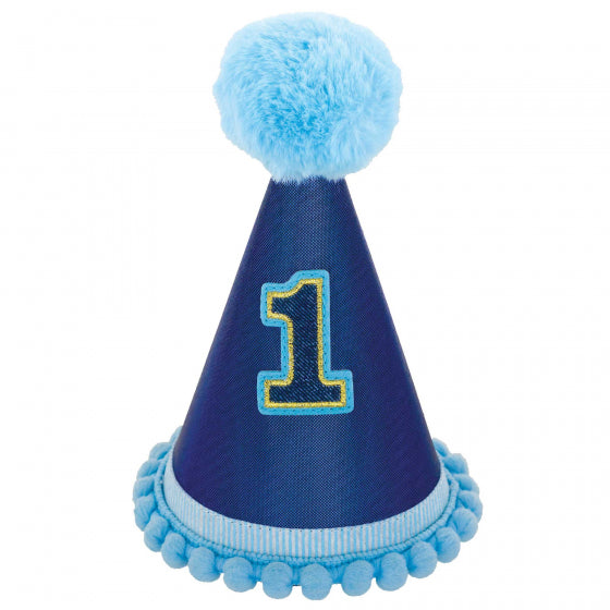 birthday hat pom poms