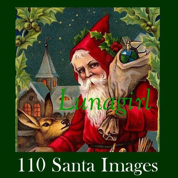 Victorian Christmas, vintage images, download, Santa Claus pictures