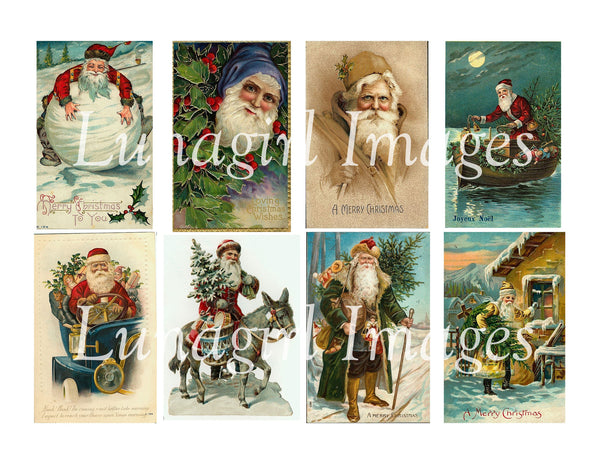 Victorian Christmas, vintage images, download, Santa Claus pictures ...