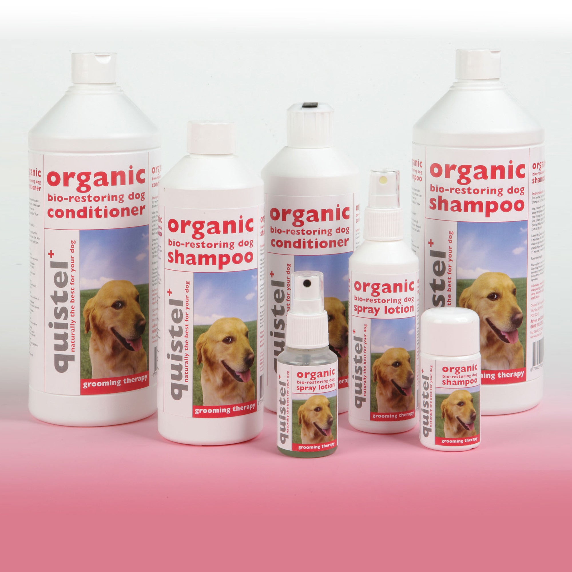 Quistel's Natural Organic Pet Grooming Shampoo For Dogs Peake Petcare