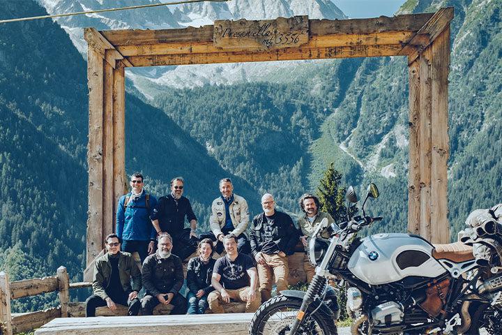 Die Truppe des Bad and Bold Blackout Ride 2021