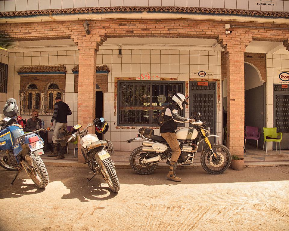 Break at a snack bar in Morocco