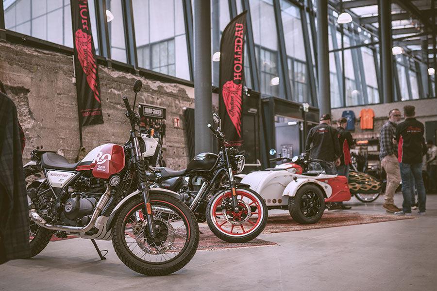 Les nouveaux side-cars Royal Enfield Scram et Indian d'Iwan Bikes