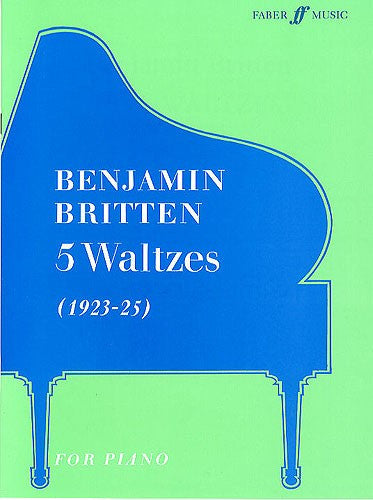 Image result for Benjamin Britten: 5 Waltzes For Piano
