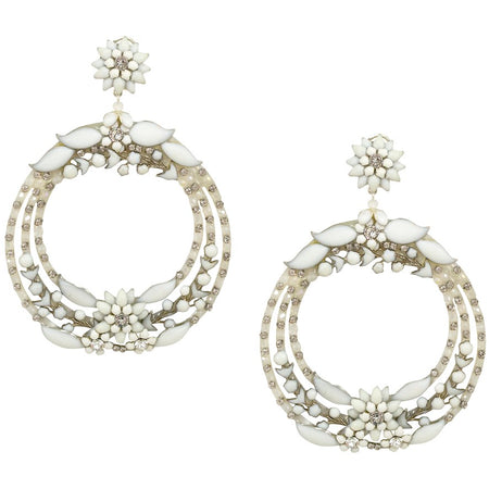 Glittering Crystal Pendant Earrings by DUBLOS – JJ Caprices