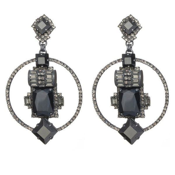 Glamour Deco Earrings by LK Designs – JJ Caprices