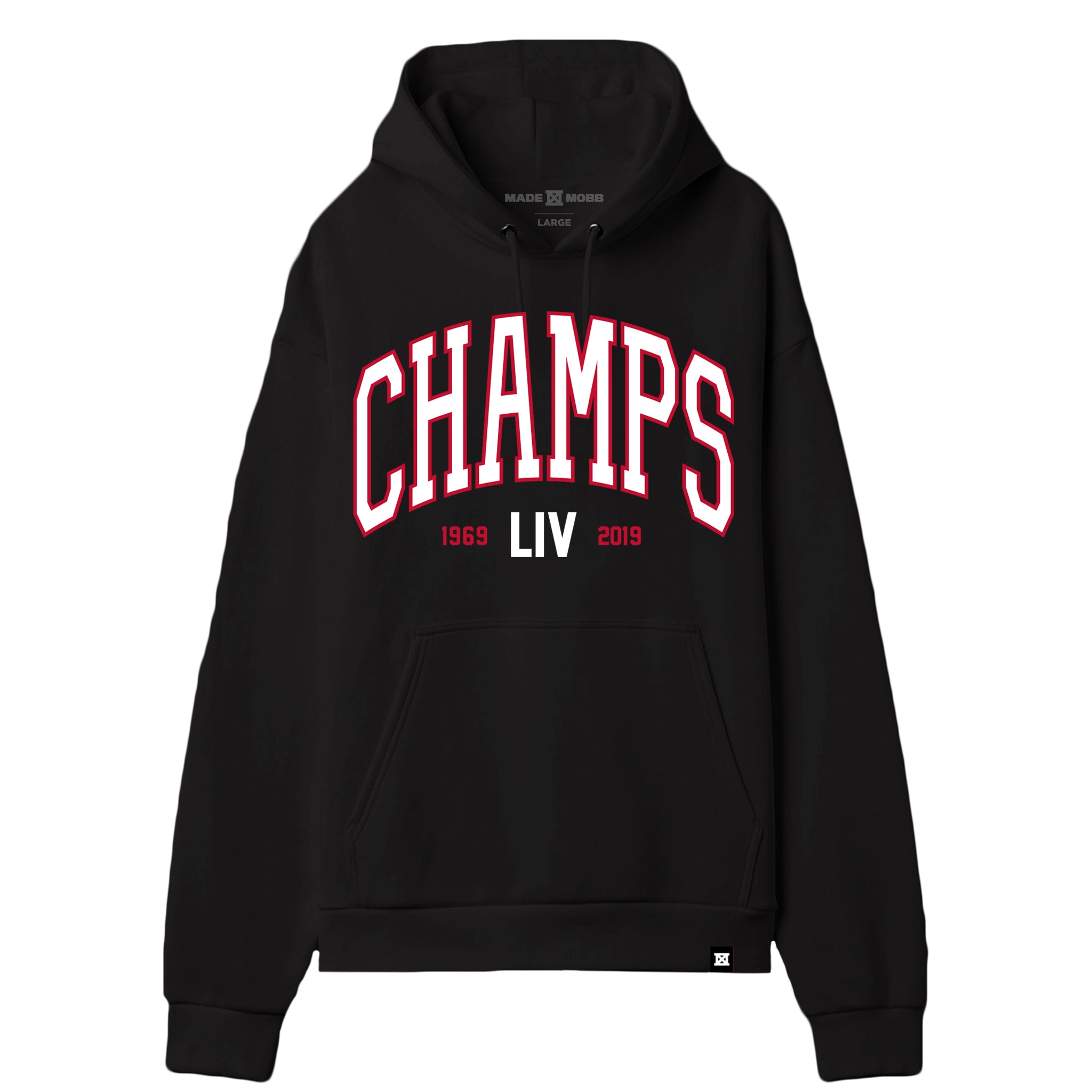 champs black hoodie