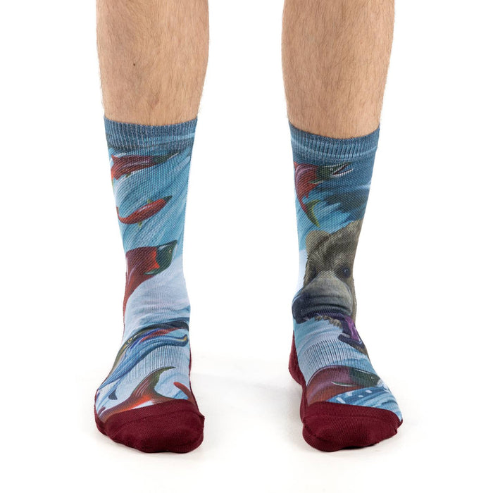 Men's School of Fish Socks – Good Luck Sock