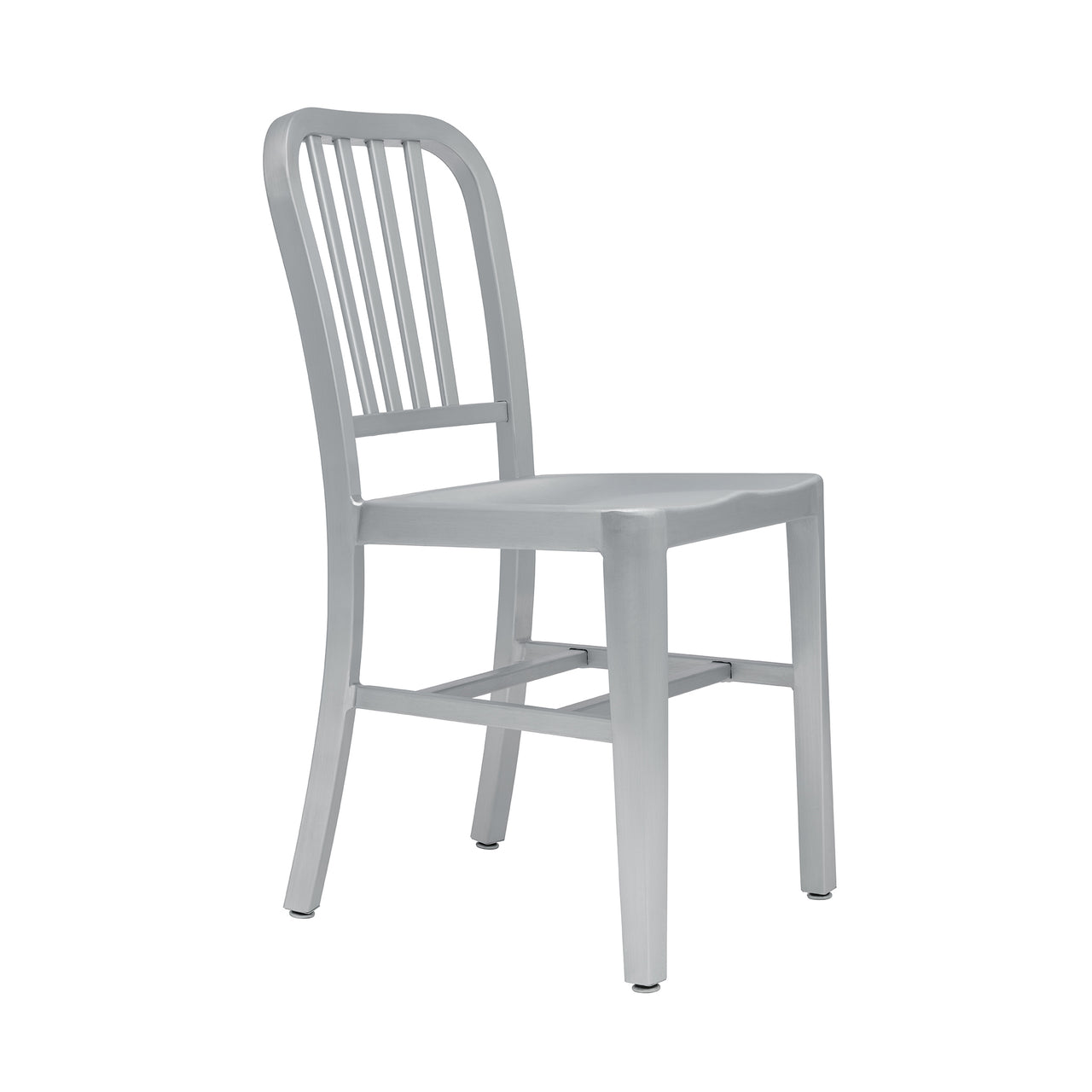 bryant side chairs  set of 2 brushed aluminum – laura