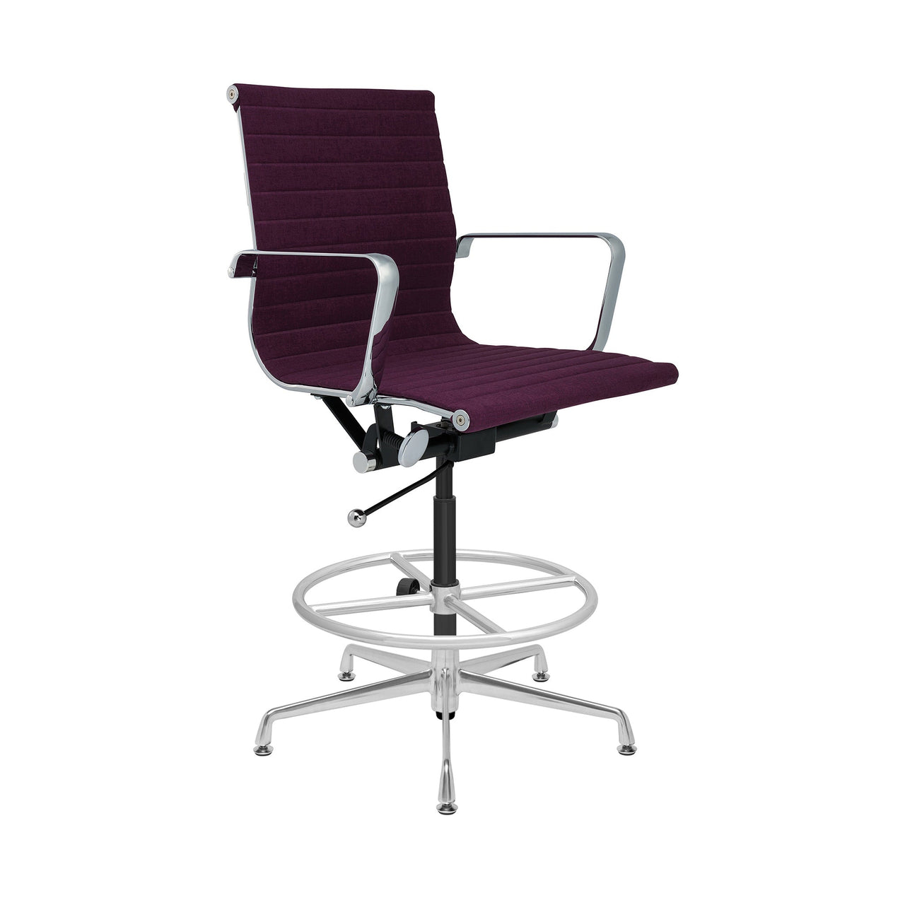 purple drafting chair