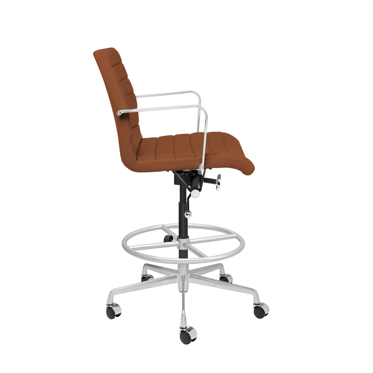 brown drafting chair