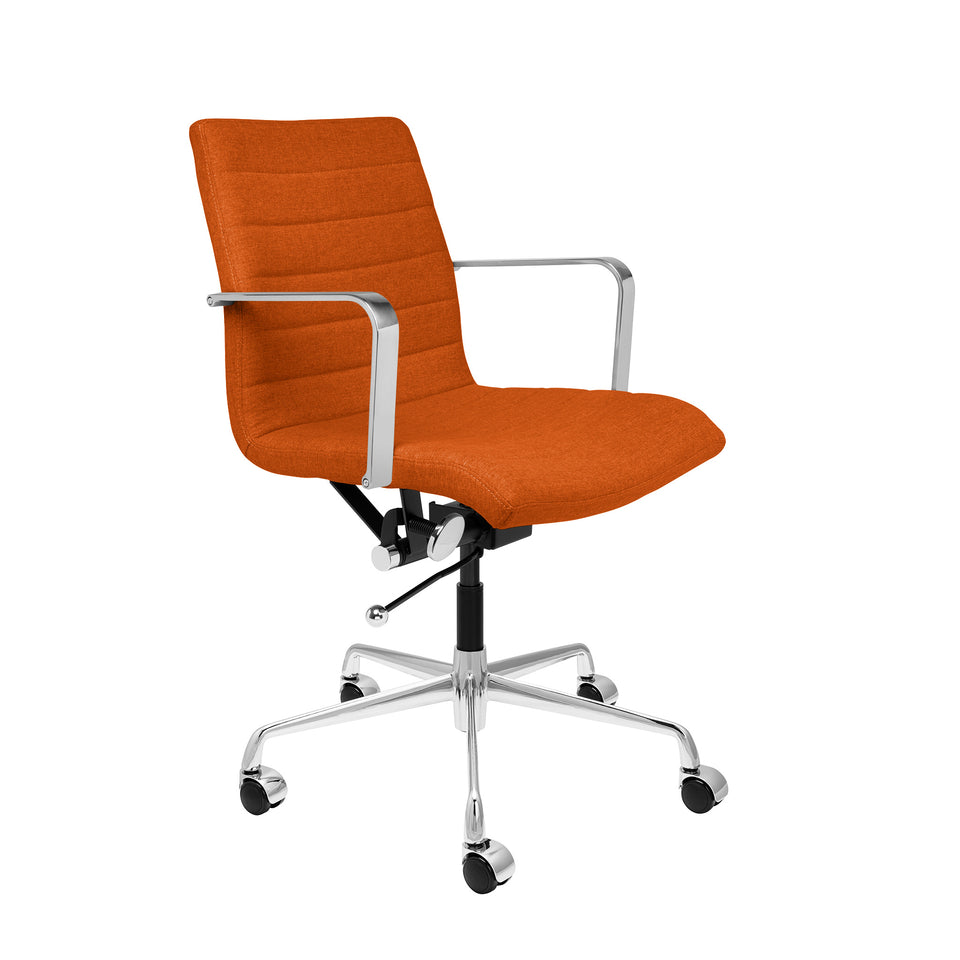 orange desk chair